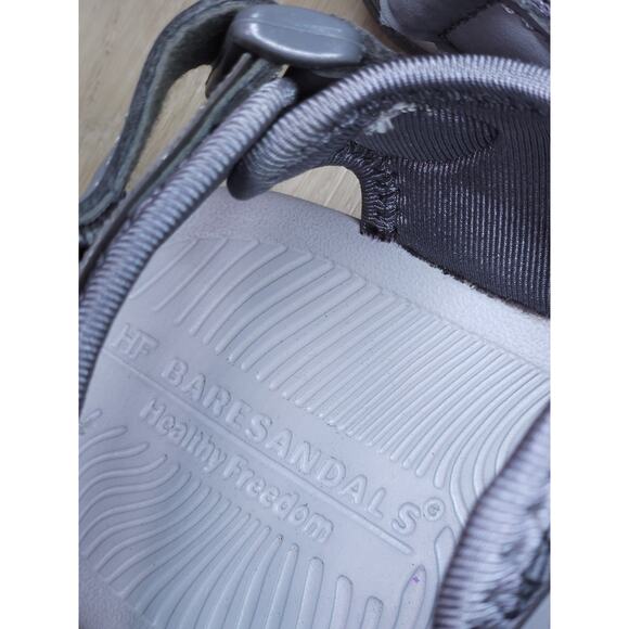 HIKE Footwear HF Bare Sandals – Women’s Size 7 Adjustable Gray Sport Sandals - Picture 3 of 11